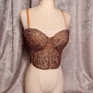 Windsor Beige Lace‎ Bustier